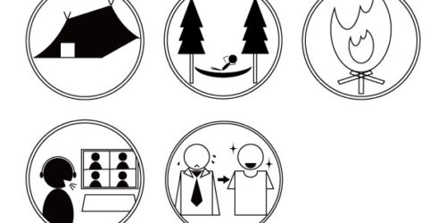 2025.04.22 ピクトグラムを作ってみる(10:00 AM~3:30 PM)